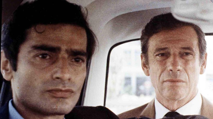 Charles Denner und Yves Montand in "Z"