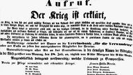 Pressemeldung "Der Krieg ist erklärt"