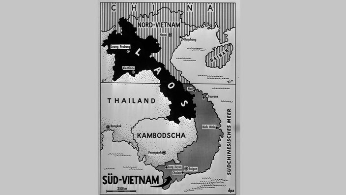 Karte von Vietnam