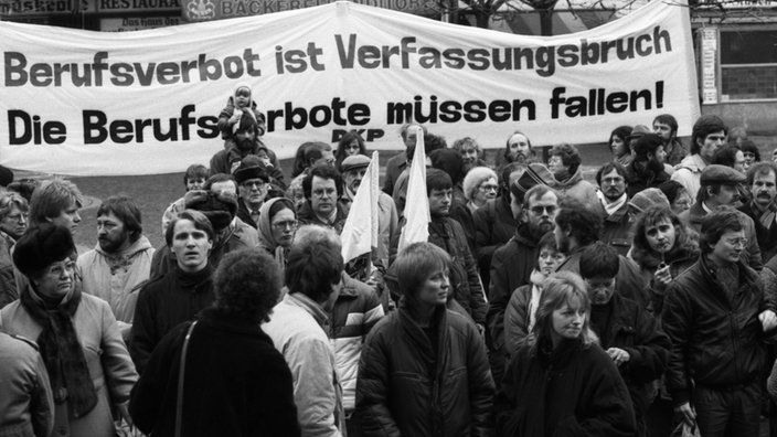 Demonstration gegen Berufsverbote