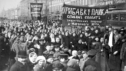 Demonstration in Petrograd 1917