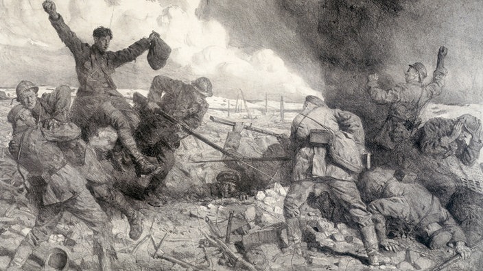 Kampf um Schützengraben (Somme 1916)