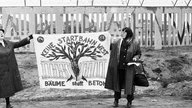 Demontration in Frankfurt am Main gegen den Bau der Startbahn West