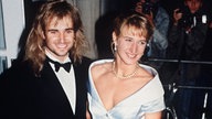 Andre Agassi mit Steffi Graf während des Wimbledon Champions Dinner am 05.07.1992 im Londoner Savoy Hotel.