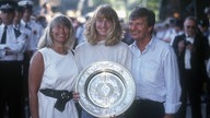 Steffi Graf mit ihren Eltern