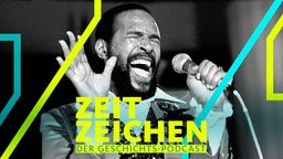 Der amerikanische Soul-Sänger Marvin Gaye