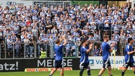 Die MSV-Fans haben das Gastspiel der Duisburger beim FC Gütersloh zum Heimspiel gemacht.