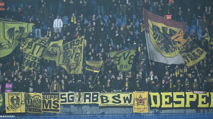 Fans des BVB in Zagreb