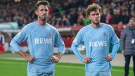 v.l. Mark Uth und Luca Waldschmidt