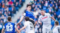 Spielszene aus der Partie Arminia Bielefeld gegen SC Verl