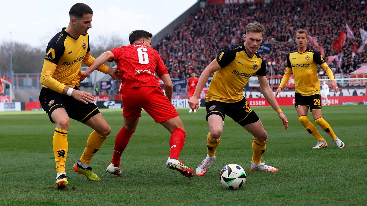 Ahmet Arslan im Spiel gegen Dresden