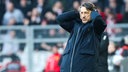 Niko Kovac hadert im Spiel von Borussia Dortmund gegen den VfB Stuttgart,