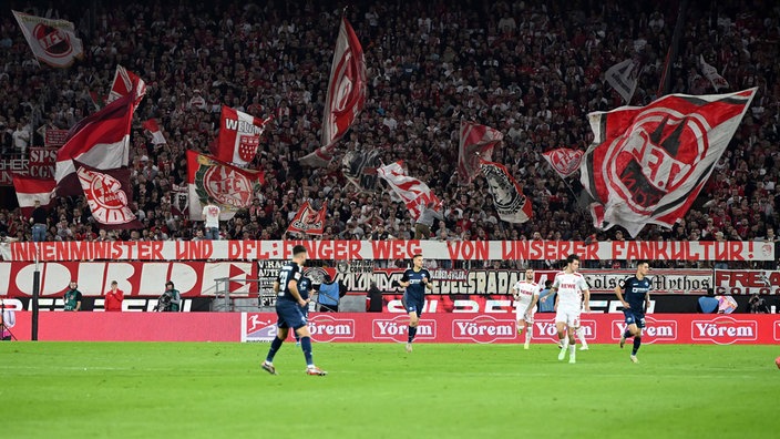 Die Fans des 1. FC Köln 