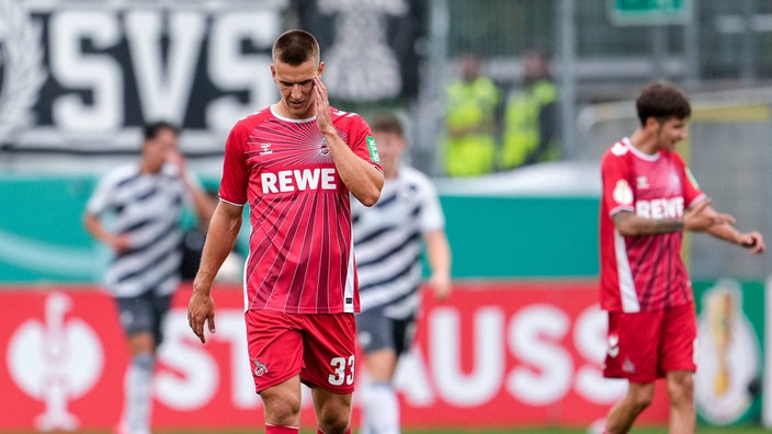 Frust bei den Spielern des 1. FC Köln 