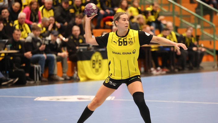 Borussia Dortmund vs. BSV Sachsen Zwickau in der Sporthalle Wellinghofen in Dortmund