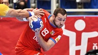 Sloweniens Handball-Nationalspieler Tomas Babak