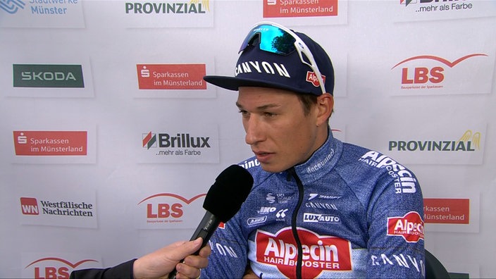 Jasper Philipsen im Interview nach seinem Sieg beim Münsterland Giro