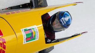 Laura Nolte beim Monobob-Weltcup im kanadischen Whistler.