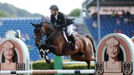 Reiter Michael Jung mit Pferd Fischerchipmunk in Aktion