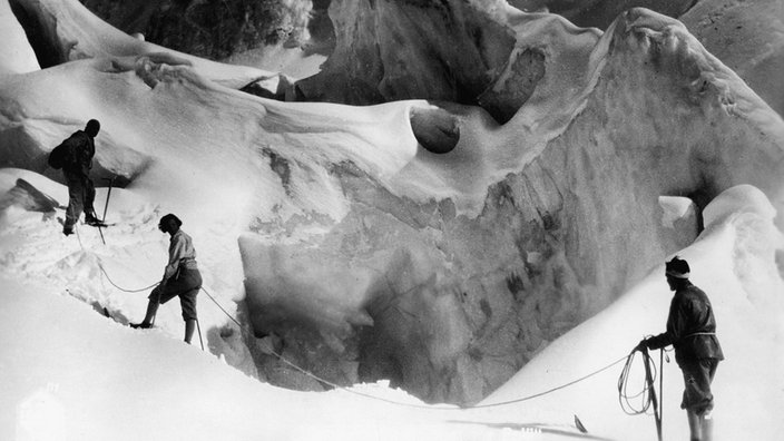 Leni Riefenstahl im Stummfilm "Die weiße Hölle von Piz Palü" (1929)