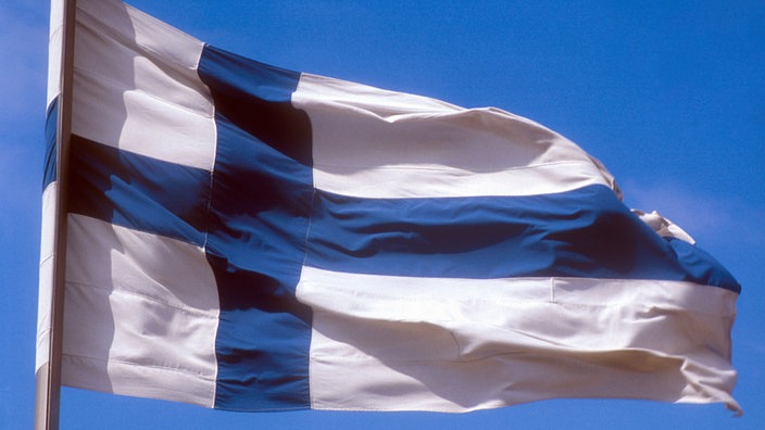 Fahne von Finnland