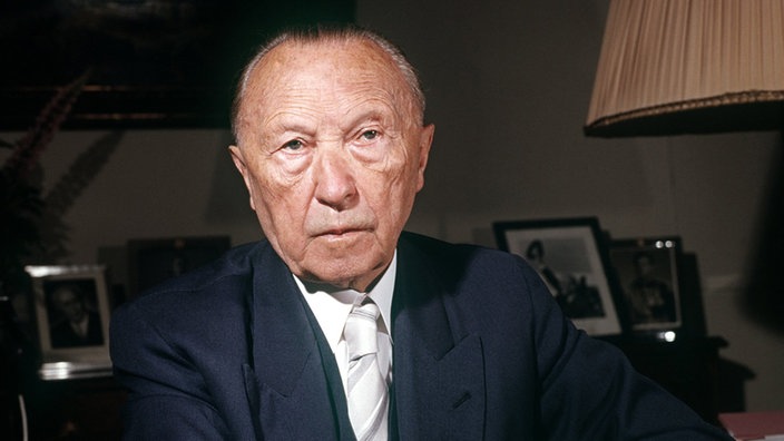 Konrad Adenauer (CDU), Bundeskanzler (Aufnahme von 1965)