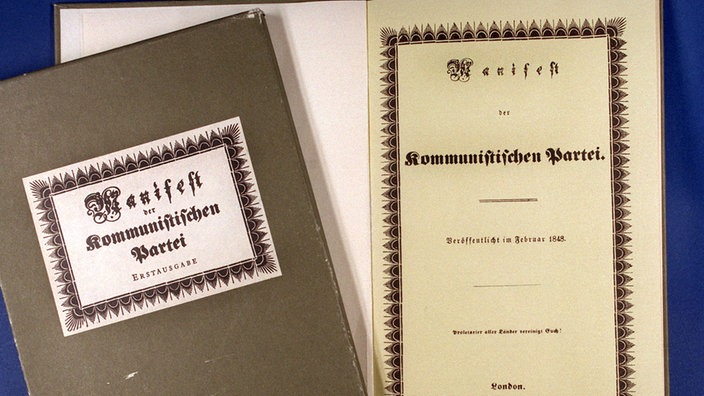 Eine 1978 im Dietz-Verlag Berlin erschienene originalgetreue Reproduktion der Erstausgabe des "Manifestes der Kommunistischen Partei"