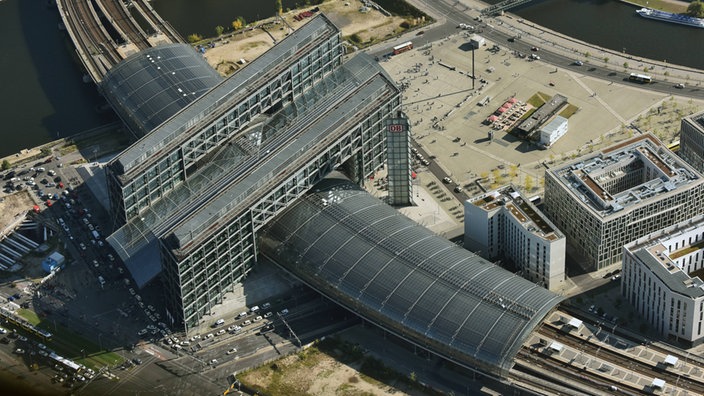 Berlin Hauptbahnhof (Luftaufnahme)