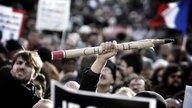 Protestdemonstration in Paris am 15.01.2015 nach dem Anschlag auf "Charlie Hebdo" 