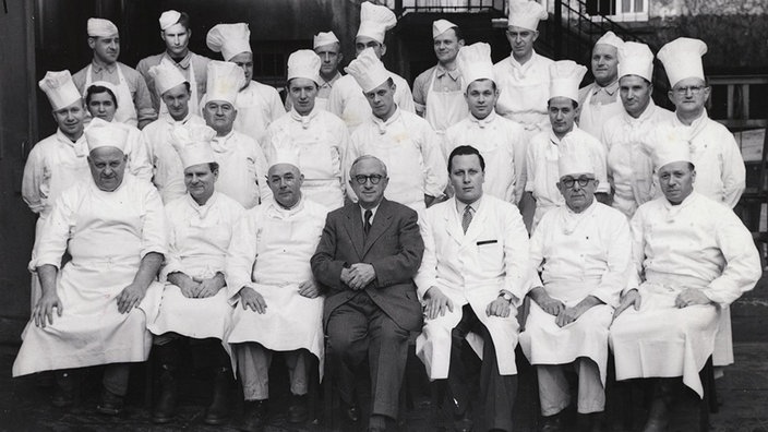 Eugen Lacroix, Gruppenfoto mit Köchen