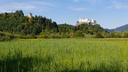 Josefsturm auf dem Mönchsburg und Festung Hohensalzburg