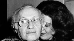 Lee Strasberg mit Frau Anna