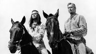 Pierre Brice als Winnetou und Lex Barker als Old Shatterhand im Film "Winnentou I." von 1963