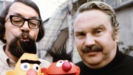 Sesamstrasse  Wolfgang Kieling (die Stimme von Bert), Gerd Duwner (die Stimme von Ernie)