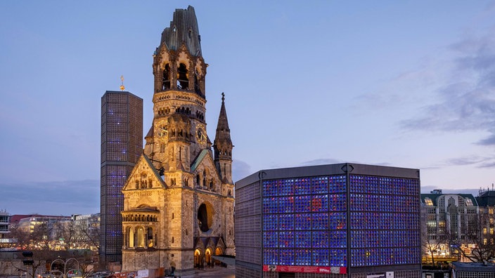 Kaiser-Wilhelm-Gedächtniskirche in Berlin (Aufnahme von 2020)