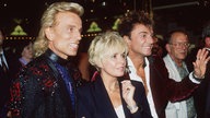 Ingrid Steeger mit Siegfried und Roy