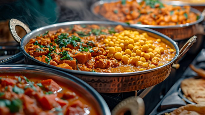 Chana Dal Ragout mit Hühnchen 