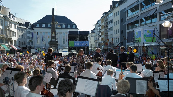 WDR Bühne Marktplatz Bonn