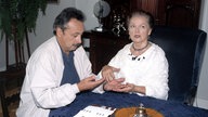 Eva-Maria Hagen und Wolfgang Stumph in "Die Seherin" (1999)