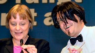 Angela Merkel und Hape Kerkeling