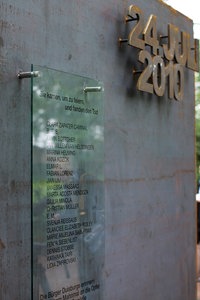 Mahnmal für die Opfer der Loveparade 2010